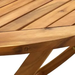 vidaXL - Tuintafel inklapbaar - Bruin - Massief acaciahout - 160 x 85 x 75 cm