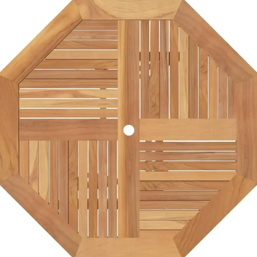 Tuintafels-vidaXL - Tuintafel inklapbaar - Bruin - Massief teakhout - 110x110x75 cm