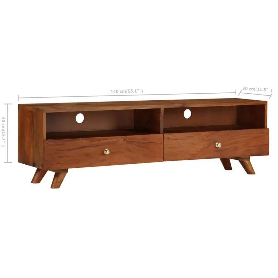 Tv Meubels-vidaXL - Tv-kast - Bruin - Hout