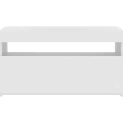 Tv Meubels-vidaXL - Tv-kast - Wit - Bewerkt hout