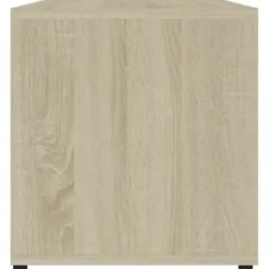 Tv Meubels-vidaXL - Tv-meubel - Bruin - Bewerkt hout