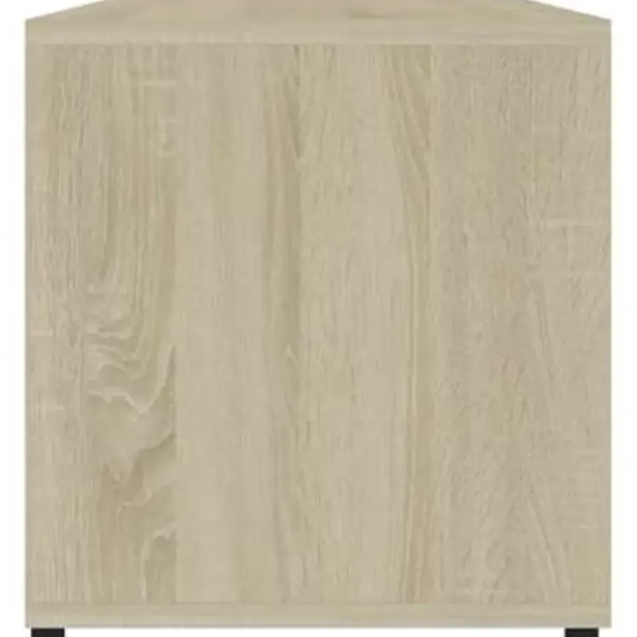 Tv Meubels-vidaXL - Tv-meubel - Bruin - Bewerkt hout