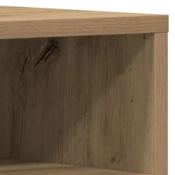 vidaXL - TV-meubel 3 vakken 3 deuren - Artisanaal eiken - Hout - 150x30x44.5 cm