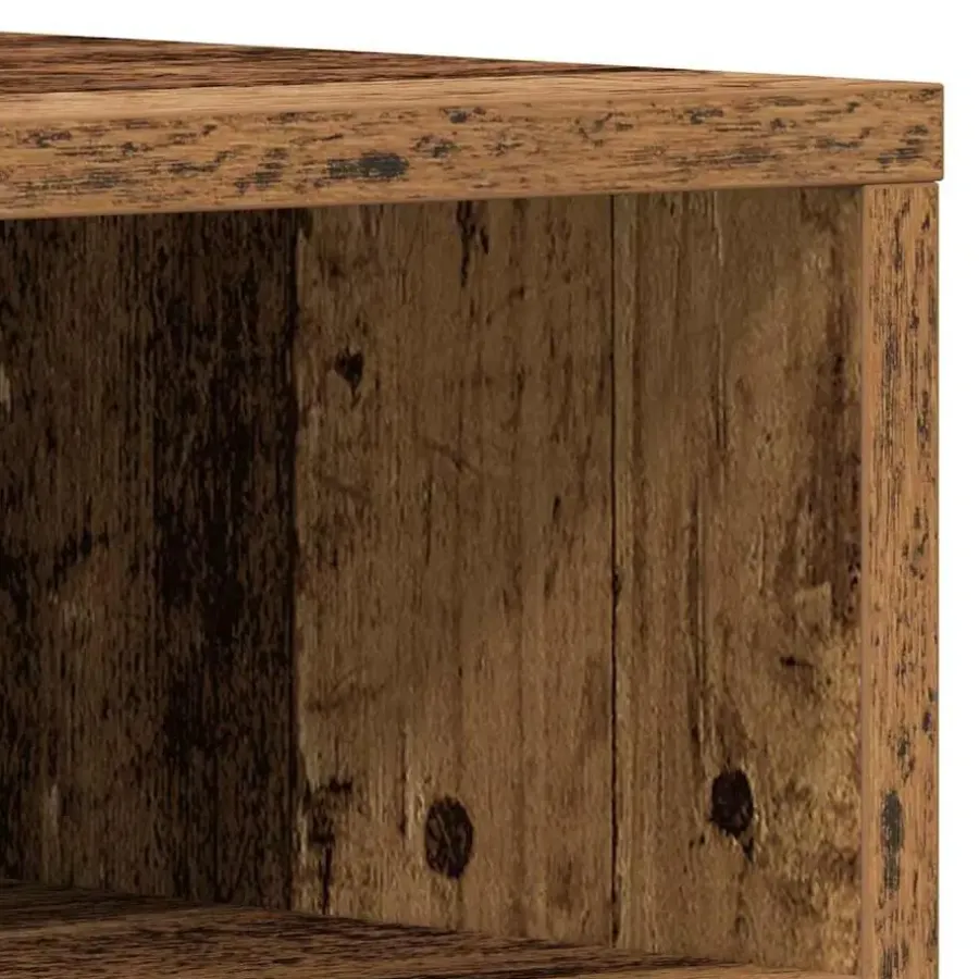 Tv Meubels-vidaXL - TV-meubel 3 vakken 3 deuren - Oud hout - Hout - 150x30x44.5 cm