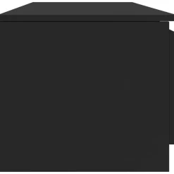 vidaXL - Tv-meubel - Zwart - Bewerkt hout