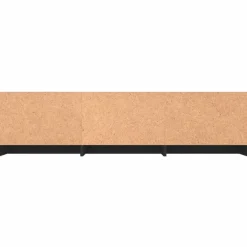 vidaXL - Tv-meubel - Zwart - Bewerkt hout