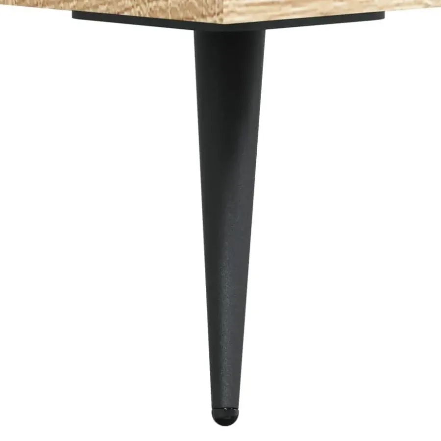 Tv Meubels-vidaXL - TV-meubel met 3 deuren en 3 vakken - Sonoma eiken - 150x30x44.5 cm