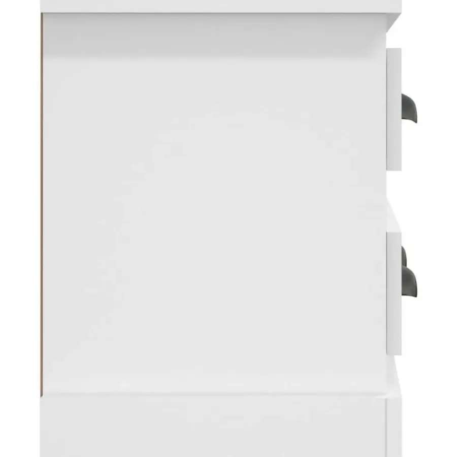 Tv Meubels-vidaXL - TV-meubel met 4 lades - Wit - Bewerkt hout - 100x35.5x45 cm