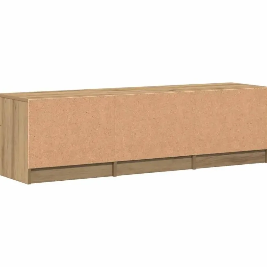 vidaXL - TV-meubel met 1 lade en 2 deuren - Artisanaal eiken - 140x35x40 cm
