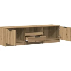 vidaXL - TV-meubel met 1 lade en 2 deuren - Artisanaal eiken - 140x35x40 cm