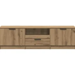 vidaXL - TV-meubel met 1 lade en 2 deuren - Artisanaal eiken - 140x35x40 cm