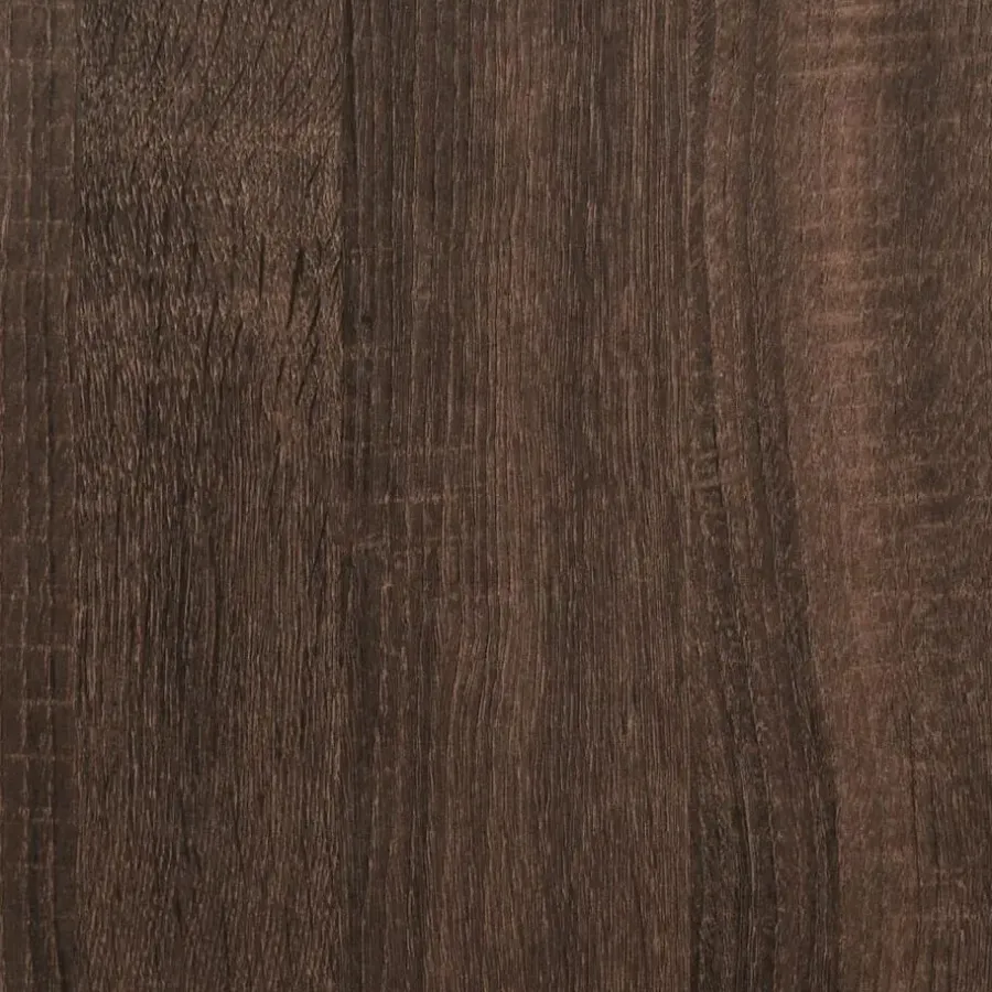 Tv Meubels-vidaXL - TV-meubel met 2 legplanken - Bruin eiken - Hout - 120x40x40 cm