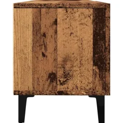 vidaXL - TV-meubel met 2 vakken 4 deuren - Oud hout - 180x31.5x40 cm