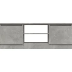 vidaXL - Tv-meubel met deur - Grijs - Bewerkt hout - 102 x 30 x 36 cm