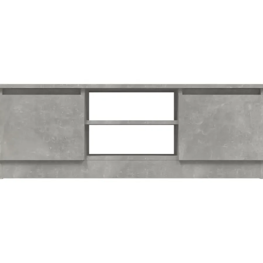 vidaXL - Tv-meubel met deur - Grijs - Bewerkt hout - 102 x 30 x 36 cm