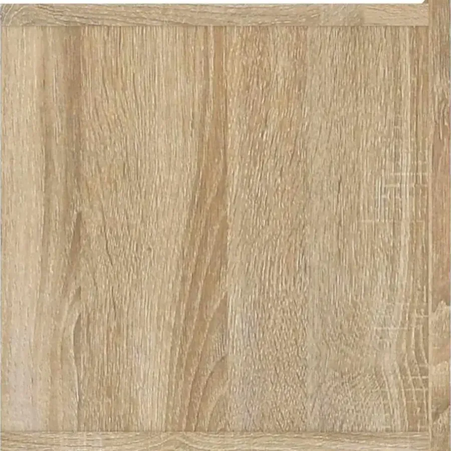 vidaXL - TV-meubels 2 st 4 deuren - Sonoma eikenk - Bewerkt hout - 80x30x30 cm