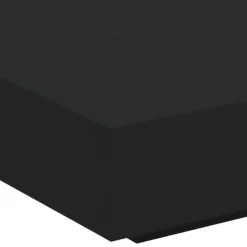 Salontafels-vidaXL - Vierkante salontafel met LED - Zwart - Bewerkt hout - 100x100x31 cm