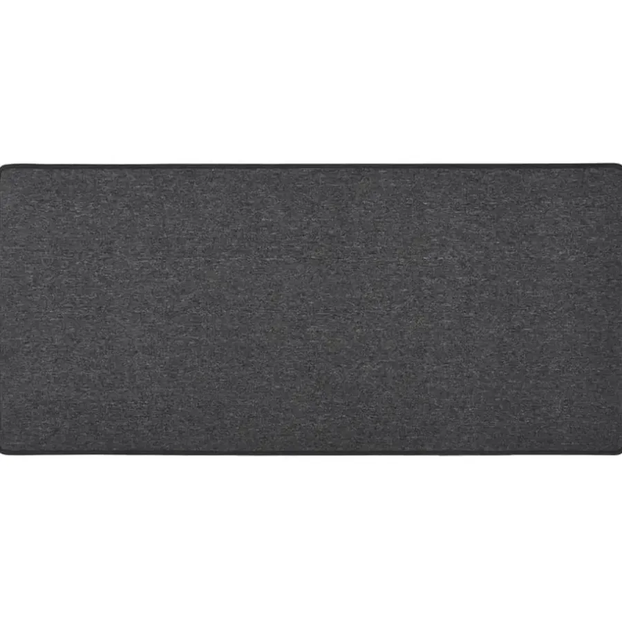 vidaXL - Vloerkleed - Antraciet - Polypropyleen - 50 x 100 cm