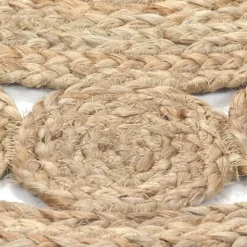 vidaXL - Vloerkleed - Beige - Jute - 240 cm
