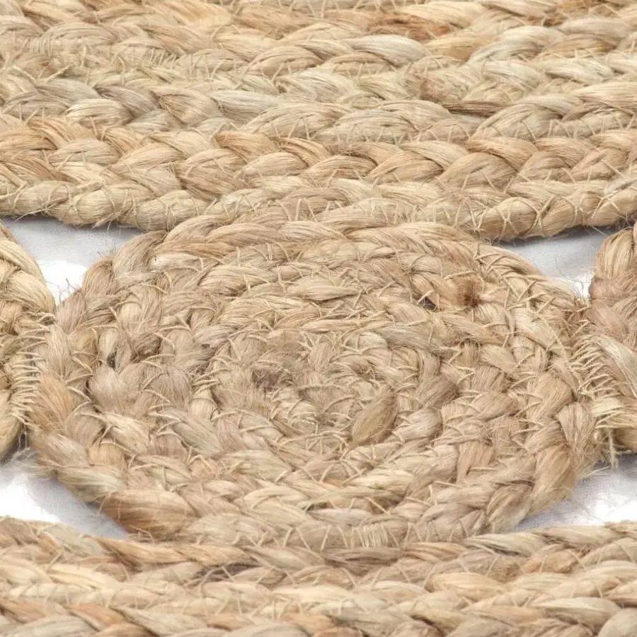 vidaXL - Vloerkleed - Beige - Jute - 240 cm