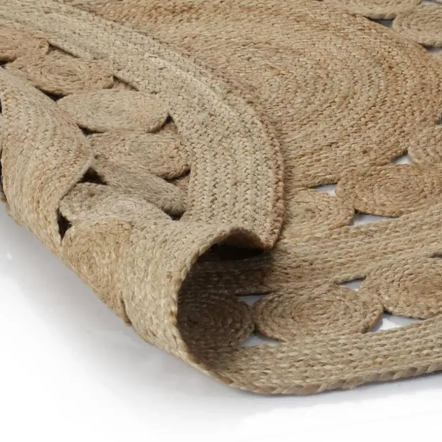 vidaXL - Vloerkleed - Beige - Jute - 240 cm