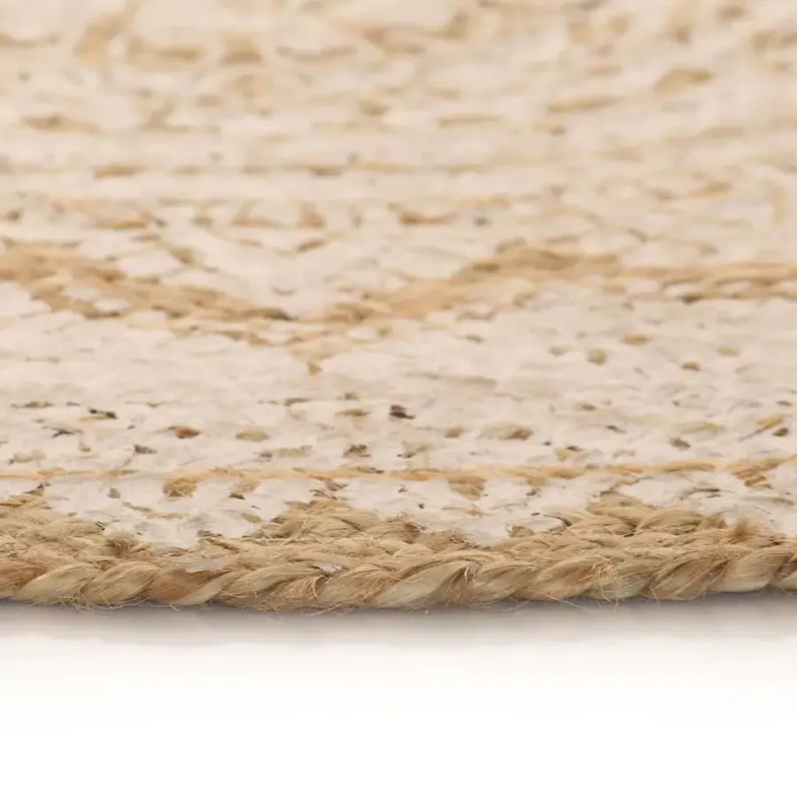 vidaXL - Vloerkleed - Beige - Jute - 210 cm