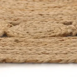 Jute Vloerkleden-vidaXL - Vloerkleed - Beige - Jute - 210 cm