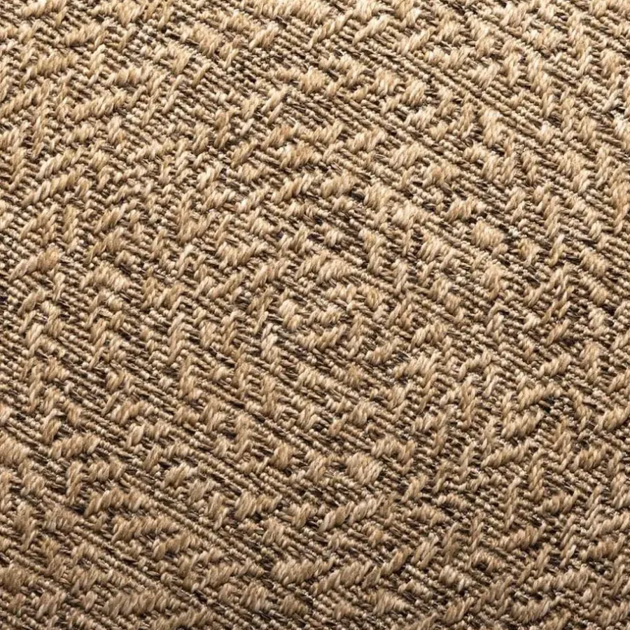 Ronde Vloerkleden-vidaXL - Vloerkleed - Bruin - Polypropyleen - Ø 90 cm