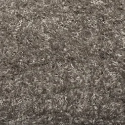 Hoogpolige Vloerkleden|Ronde Vloerkleden-vidaXL - Vloerkleed - Grijs - Polyester - Ø 160 cm