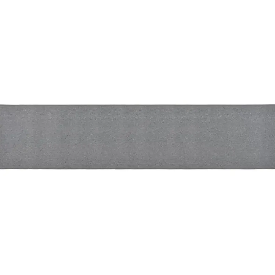 vidaXL - Vloerkleed - Grijs - Polypropyleen - 80 x 400 cm