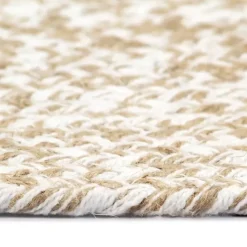 Jute Vloerkleden|Ronde Vloerkleden-vidaXL - Vloerkleed - Wit - Jute