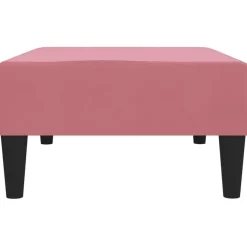 vidaXL - Voetenbank - Roze - Fluweel