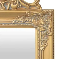 Spiegels-vidaXL - Vrijstaande Spiegel - Goud - Hout - 160 x 40 cm