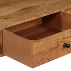 Wandrekken-vidaXL - Wandbureau - Bruin - Hout