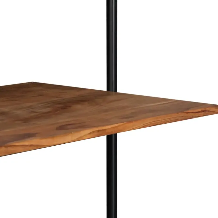 Wandrekken-vidaXL - Wandbureau - Bruin - Hout