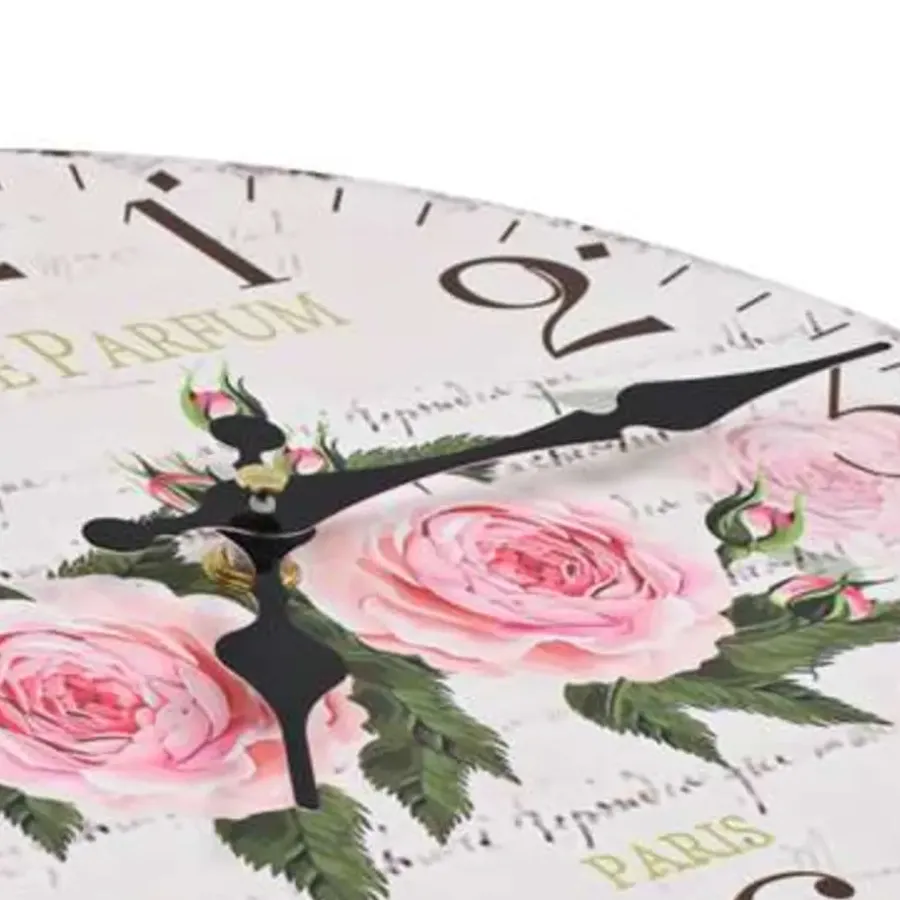 Klokken-vidaXL - Wandklok - Multikleur - MDF - 30 cm
