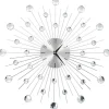 Klokken-vidaXL - Wandklok - Zilver - Aluminium