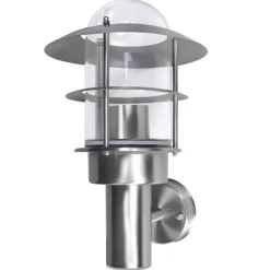 Wandlampen-vidaXL - Wandlamp - Zilver - Roestvrij staal