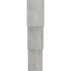 vidaXL - Wandplank - Grijs - Bewerkt hout