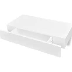 Wandplanken-vidaXL - Wandplank - Wit - MDF