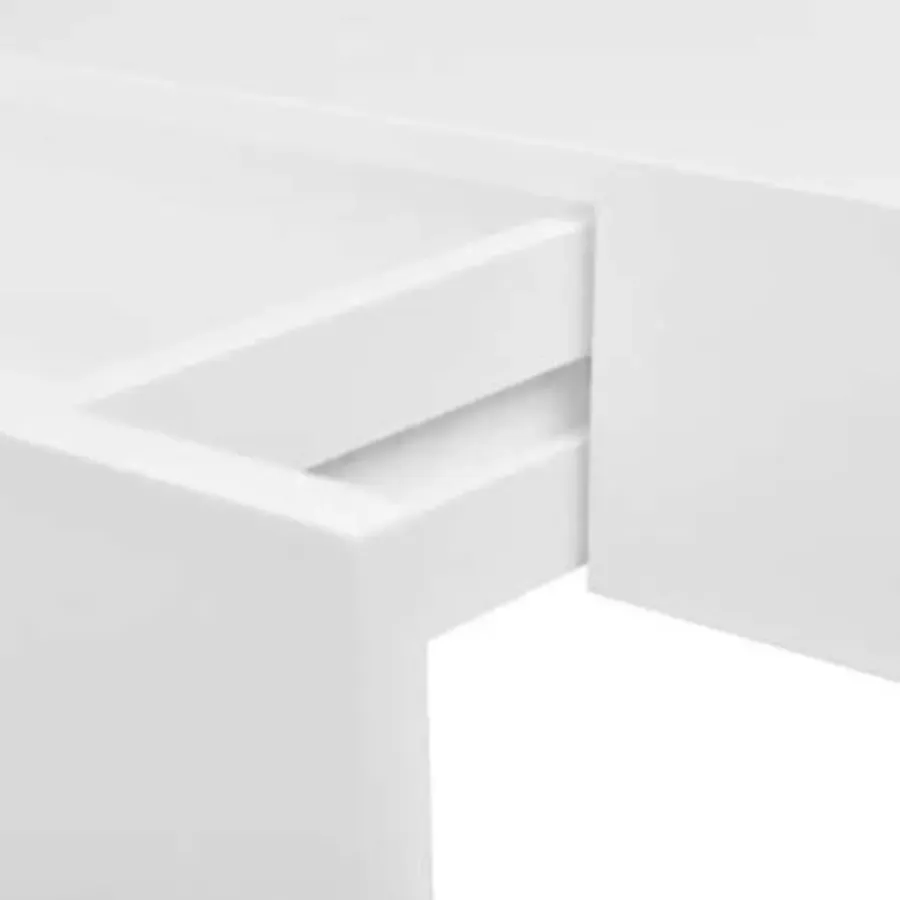 Wandplanken-vidaXL - Wandplank - Wit - MDF