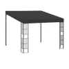 vidaXL - Wandprieel - Antraciet - Stof - 3 x 3 m