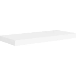 Wandplanken-vidaXL - Wandschap - Wit - MDF - 60 x 23.5 x 3.8 cm - 2 stuks