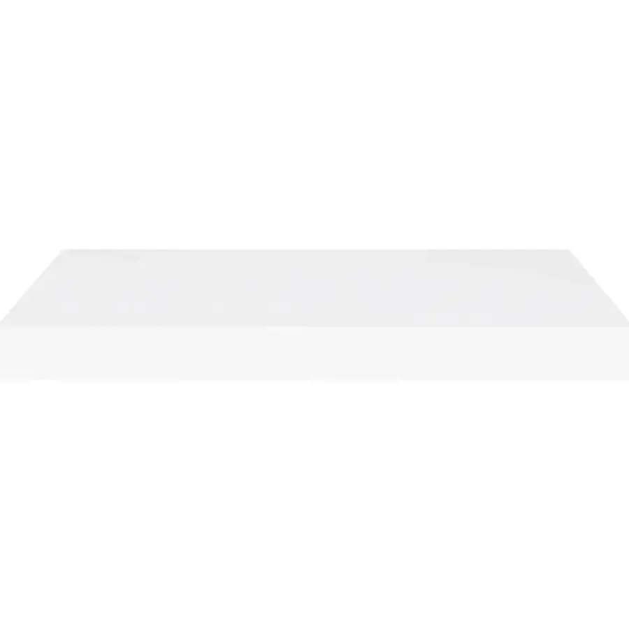 Wandplanken-vidaXL - Wandschap - Wit - MDF - 60 x 23.5 x 3.8 cm - 2 stuks