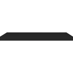 vidaXL - Wandschap - Zwart - MDF - 90 x 23.5 x 3.8 cm - 2 stuks