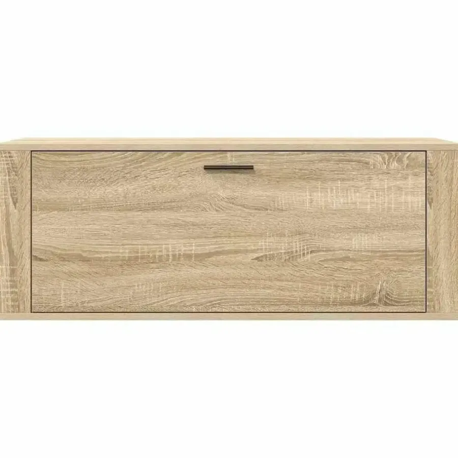 vidaXL - Wandschoenenkast - Bruin - Bewerkt hout