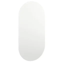 Spiegels-vidaXL - Wandspiegel - Wit - Glas - 80 x 40 cm