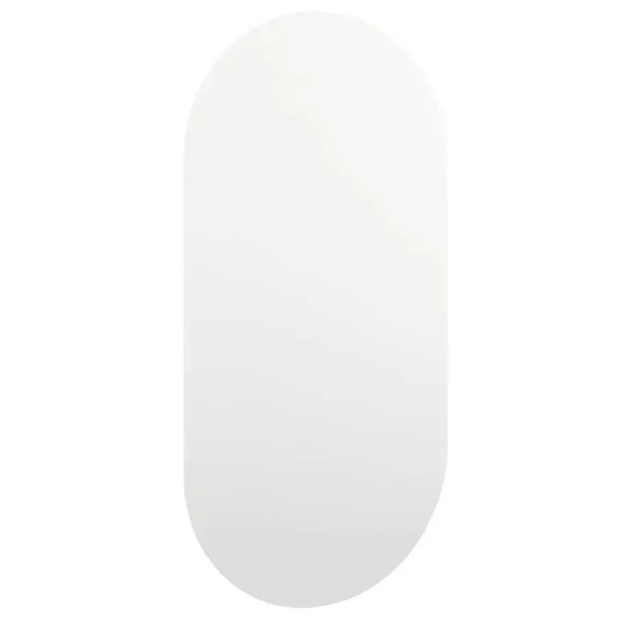 Spiegels-vidaXL - Wandspiegel - Wit - Glas - 80 x 40 cm