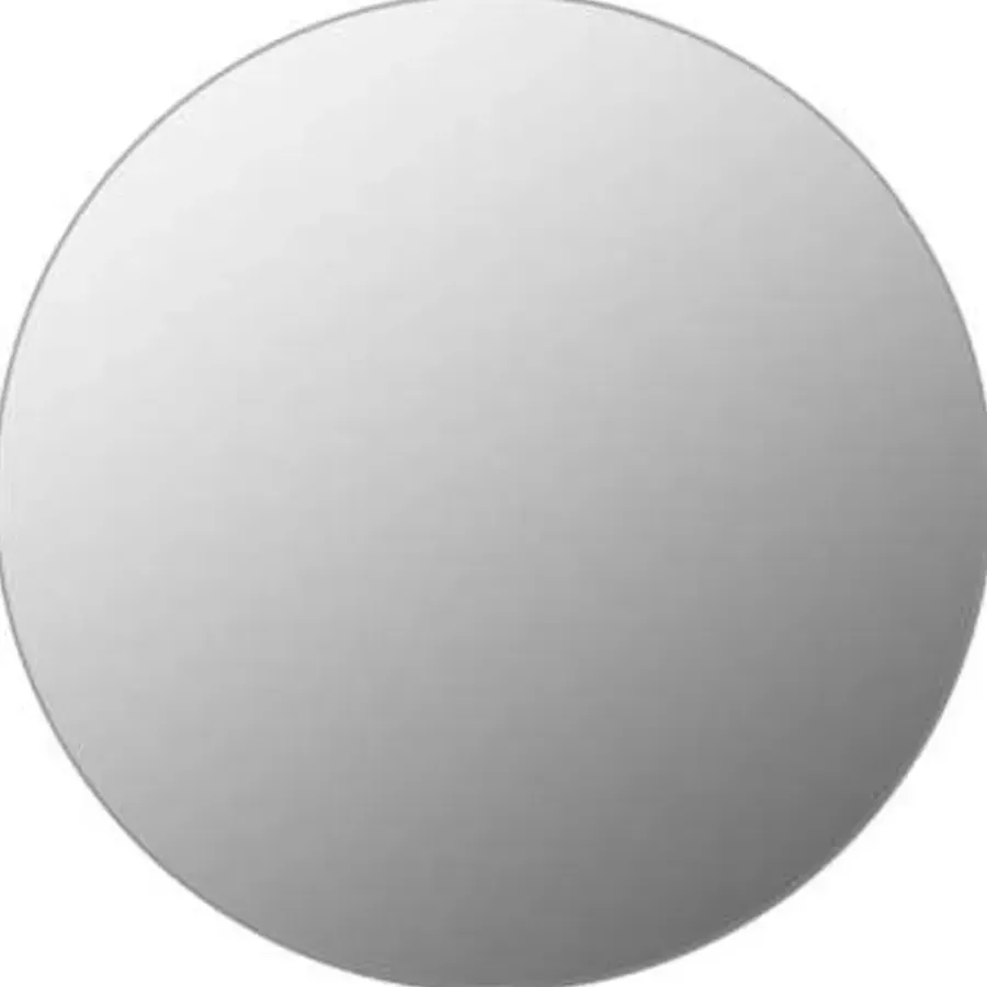 vidaXL - Wandspiegel - Zilver - Glas - Φ 40 cm