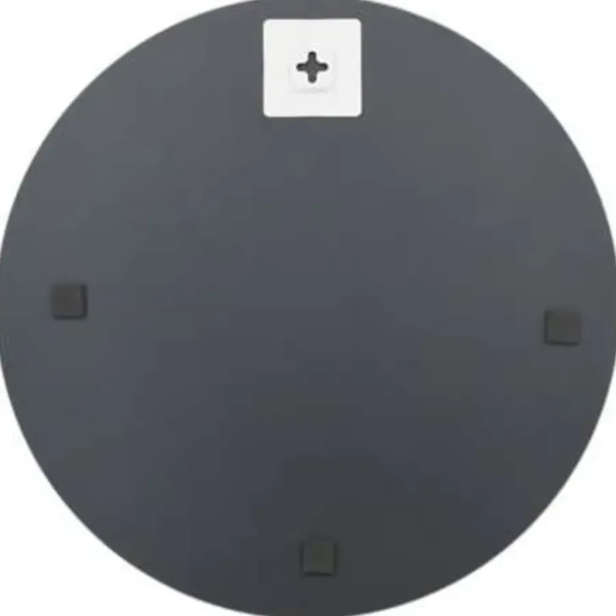 vidaXL - Wandspiegel - Zilver - Glas - Φ 40 cm